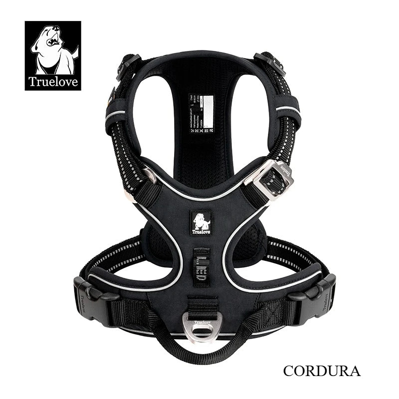TrueLove Adjustable Reflective No Pull Dog Harness For Pets