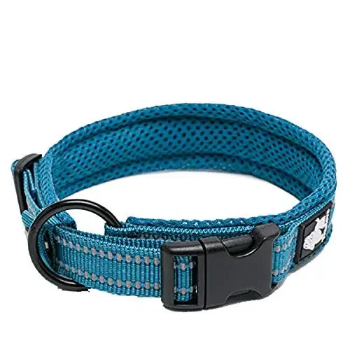 TrueLove Padded Reflective Nylon Adjustable Dog Cat Collar