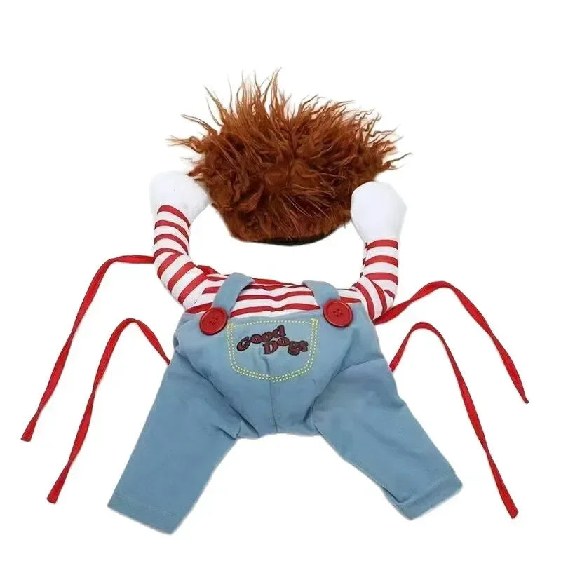 Chucky Inspired Halloween Pet Costume For Dogs And Cats