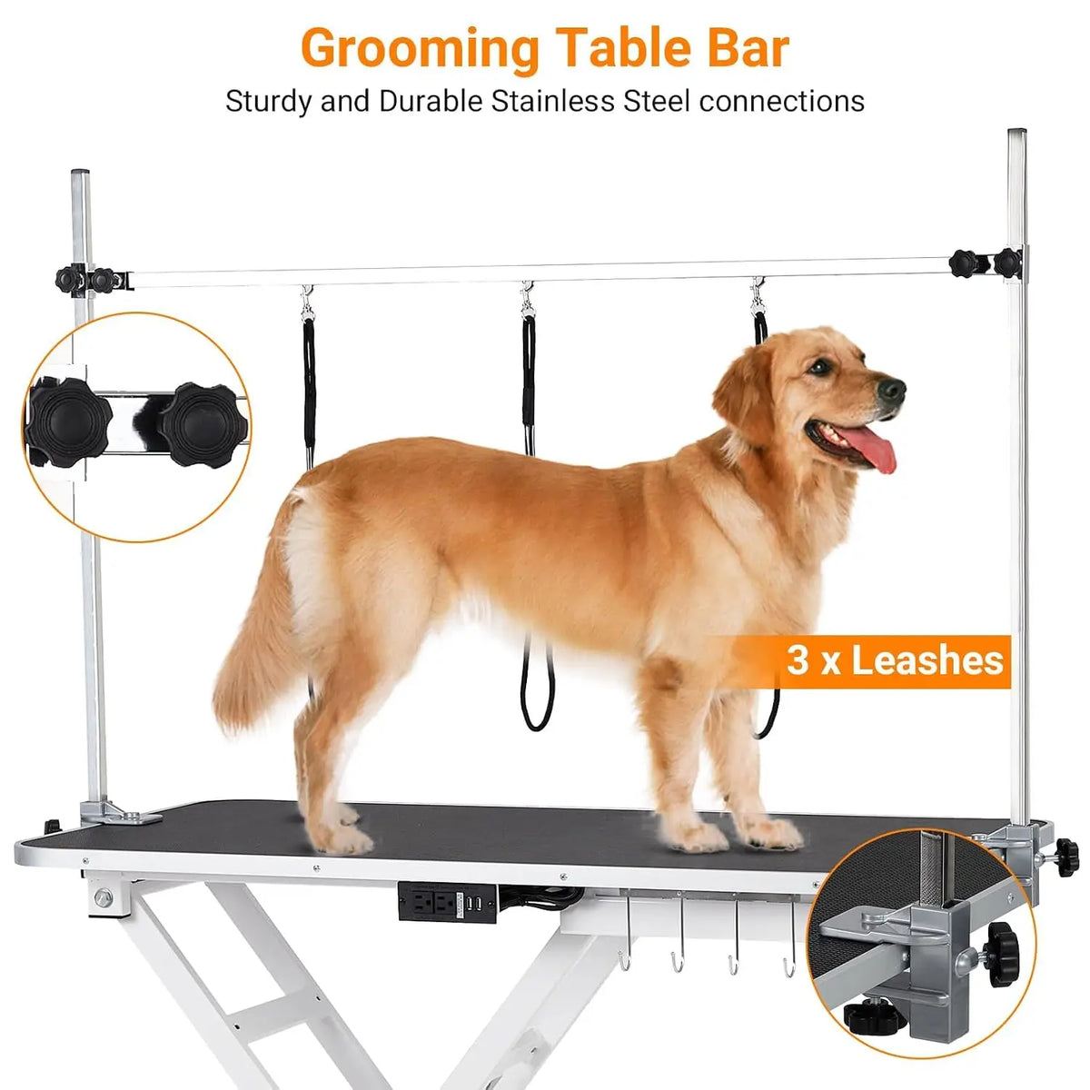 Garvee Electric Height Adjustable Pet Grooming Table With Foot Pedal