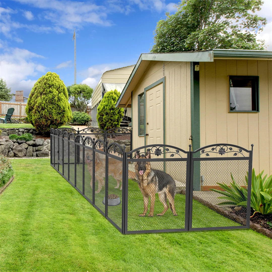 Bingopaw 8 Panel Heavy Duty Metal Dog Playpen Fence