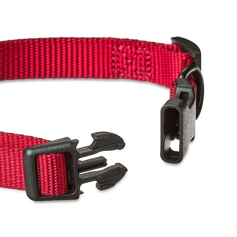 Solid Polyester Adjustable Dog Collar Suitable For Puppies