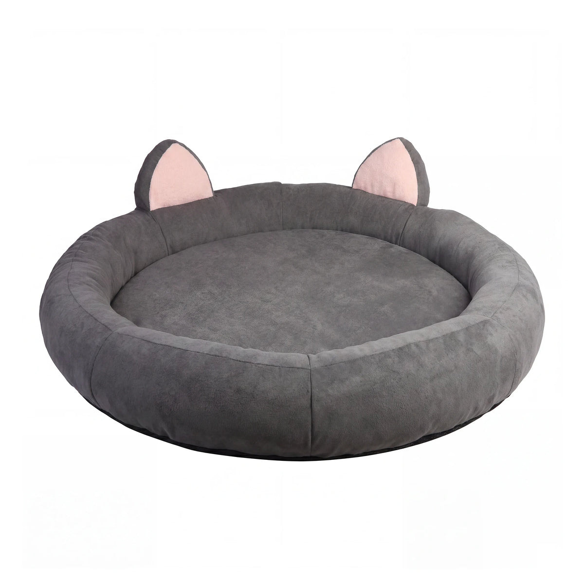 Orthopedic Memory Foam Dog Bed With Elevated Bolster Support