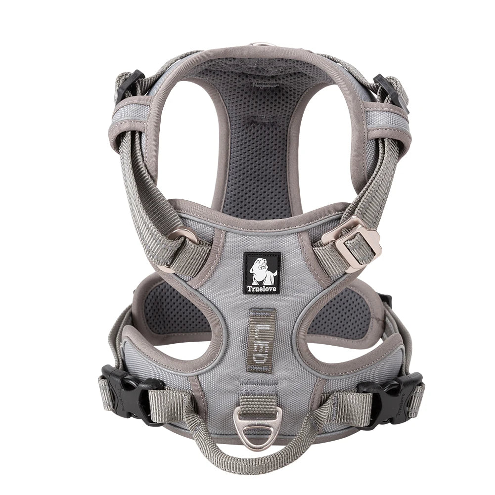 TrueLove Adjustable Reflective No Pull Dog Harness For Pets