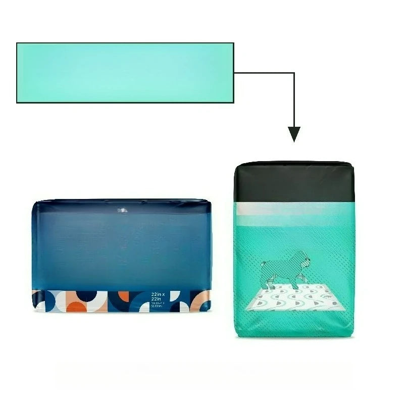 Smart Print Dog Pads Featuring Advanced Leakproof Smart Ink Layers