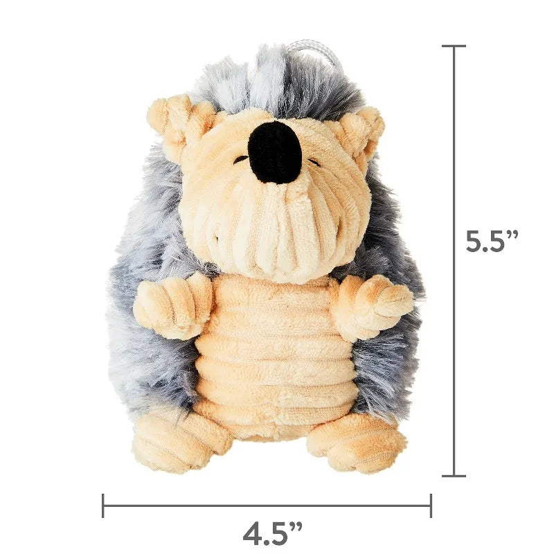Durable Plush Hedgehog Dog Toy With Internal Squeaker Feature