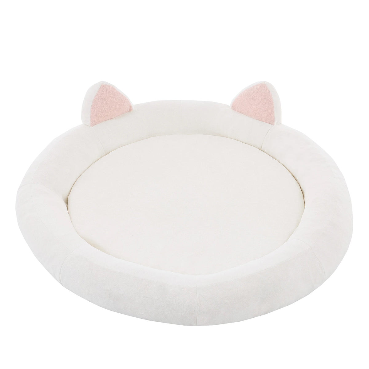 Orthopedic Memory Foam Dog Bed With Elevated Bolster Support