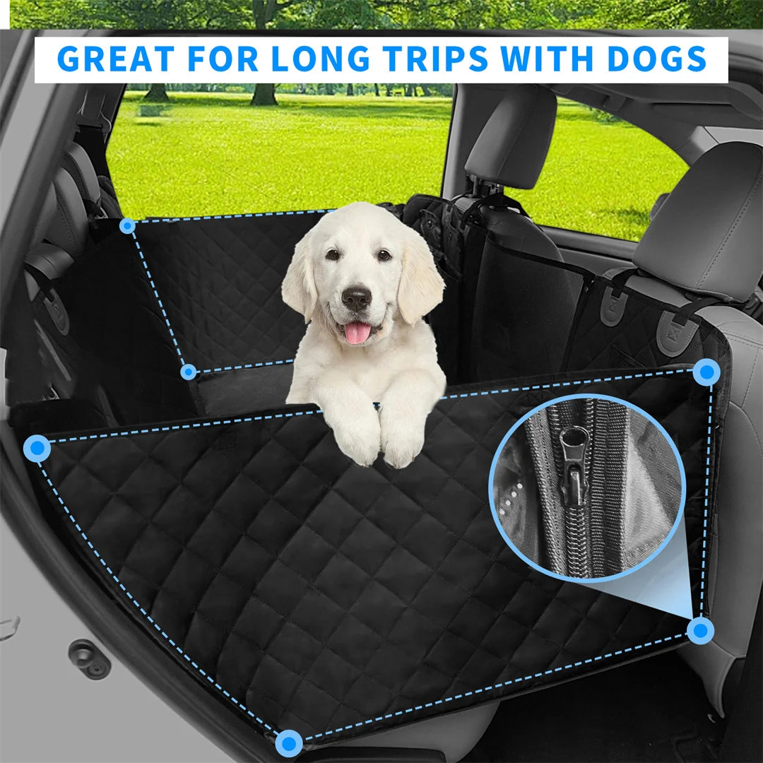 Bingopaw Waterproof Dog Car Seat Cover For Back Seat Protection