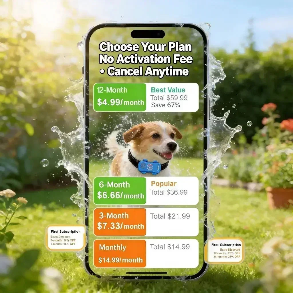 Wanwaytech 4G Pet Tracker Real Time GPS IP67 Waterproof Locator