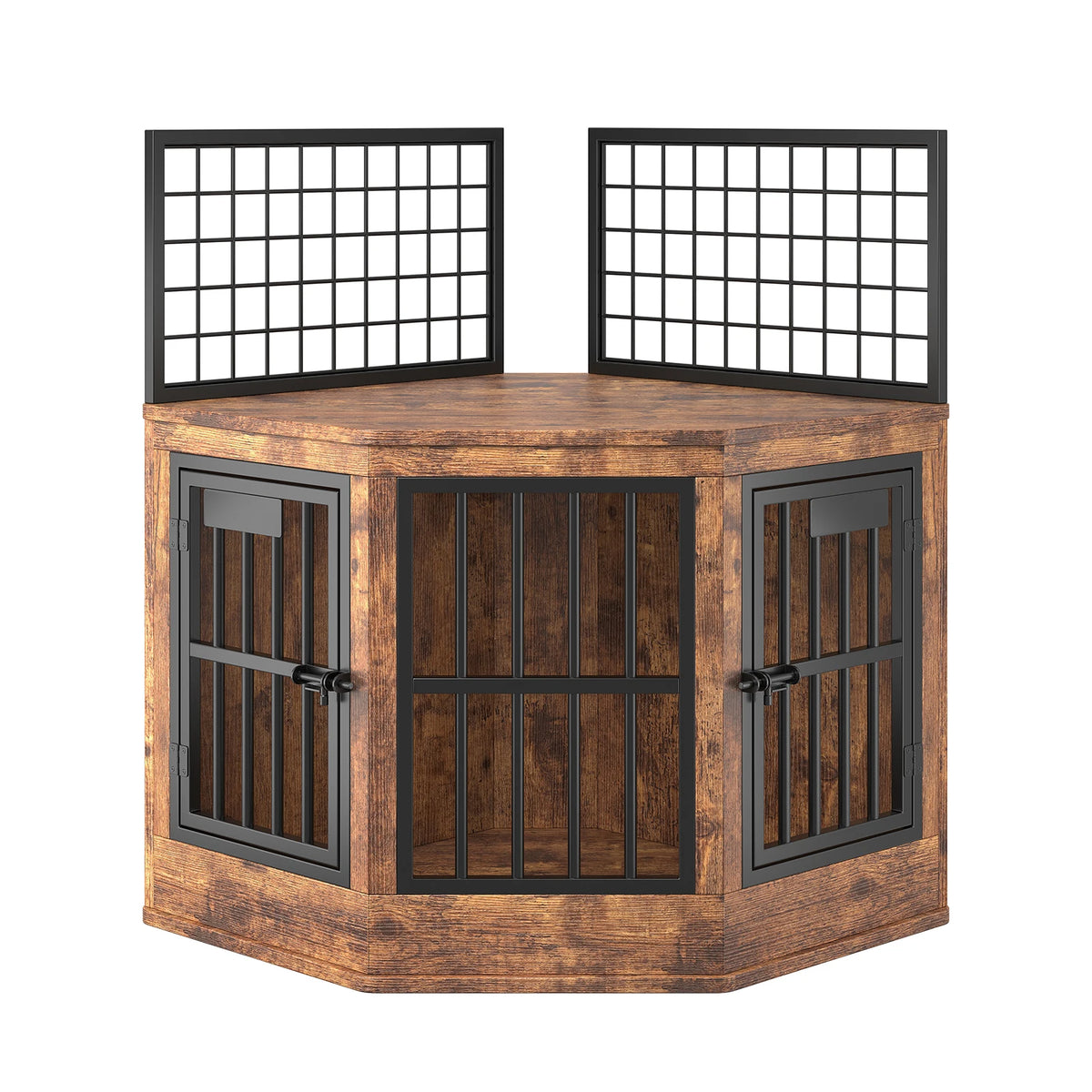 Decorative Wooden Corner Pet Crate Console Table Furniture