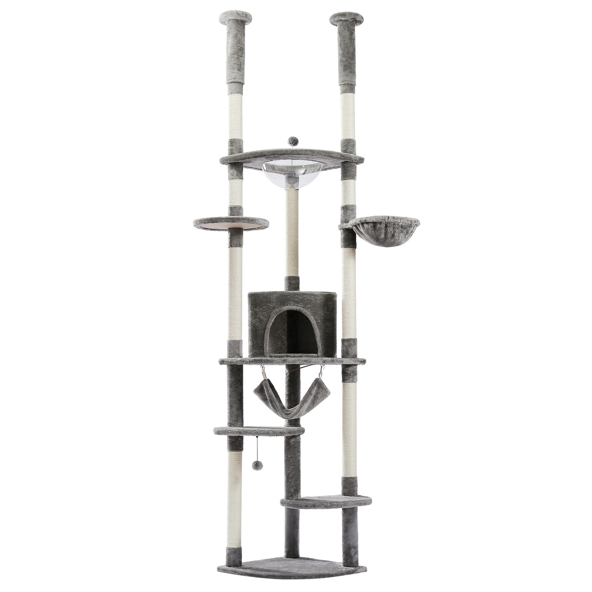 PAWZ Road Adjustable Cat Tower With Durable Scratching Posts