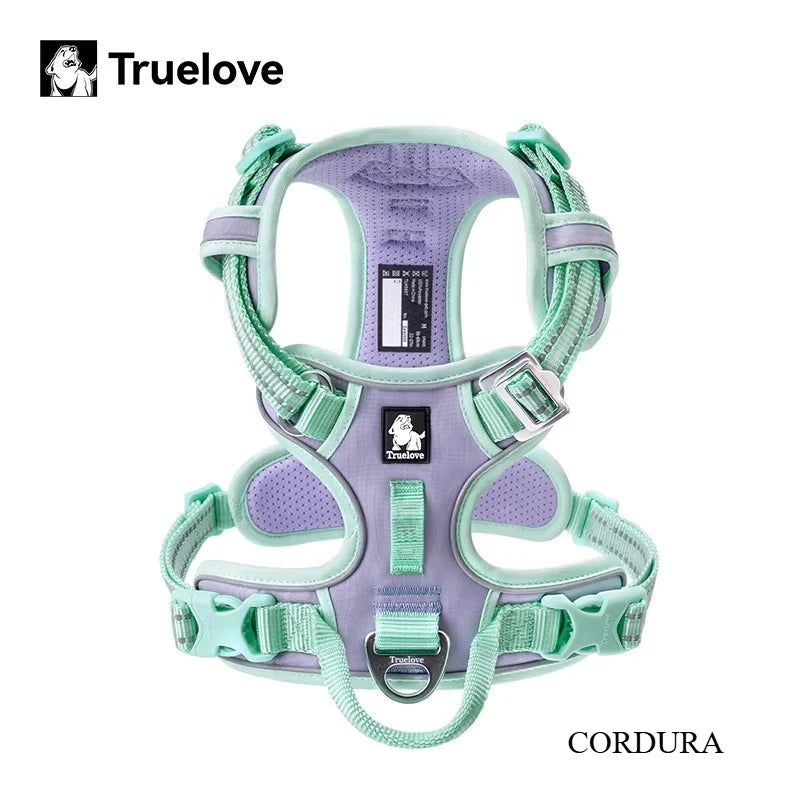 TrueLove Adjustable Reflective No Pull Dog Harness For Pets