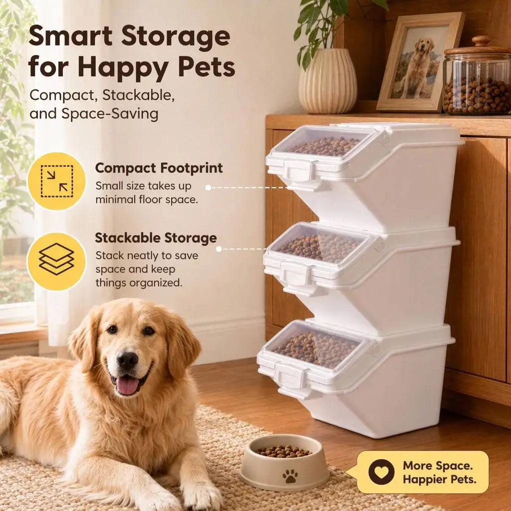 Premium Airtight Dog Food Storage Container With Scoop