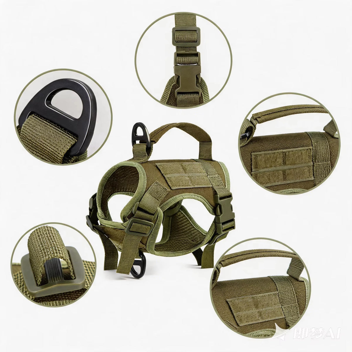 Petavel Adjustable Cat Harness And Leash Set With Secure Handle
