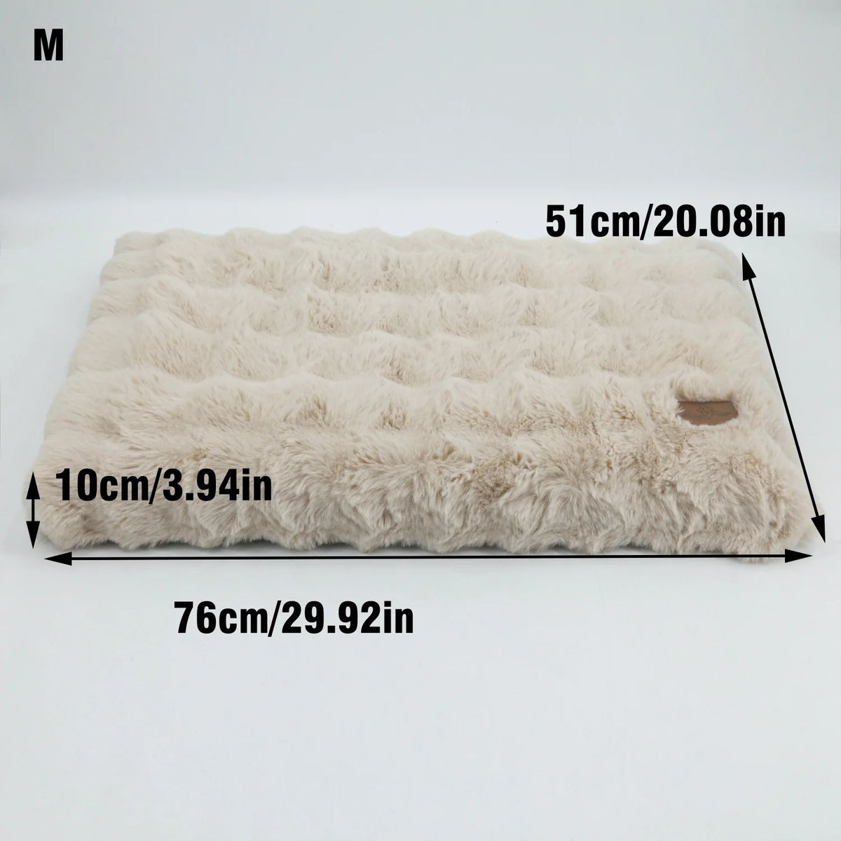 Bingopaw Ultra Soft Plush Dog Bed With Thick Comfort Foam
