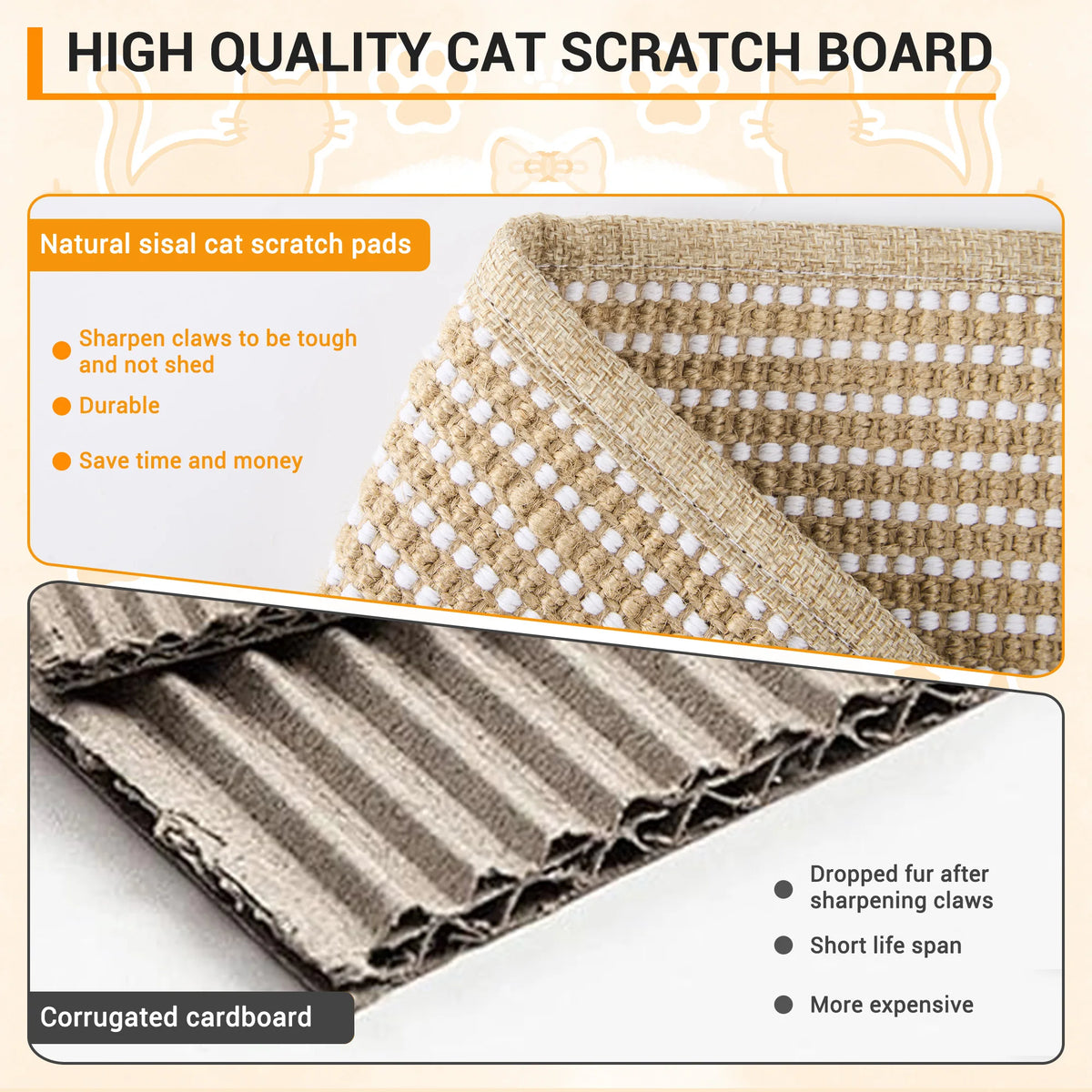 Wooden Sisal Cat Scratcher Lounger And Bed For Pets