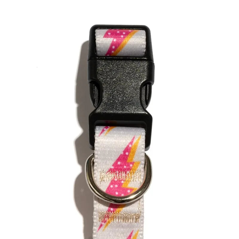Comfortable Lightning Bolt Fashion Dog Collar For Pets