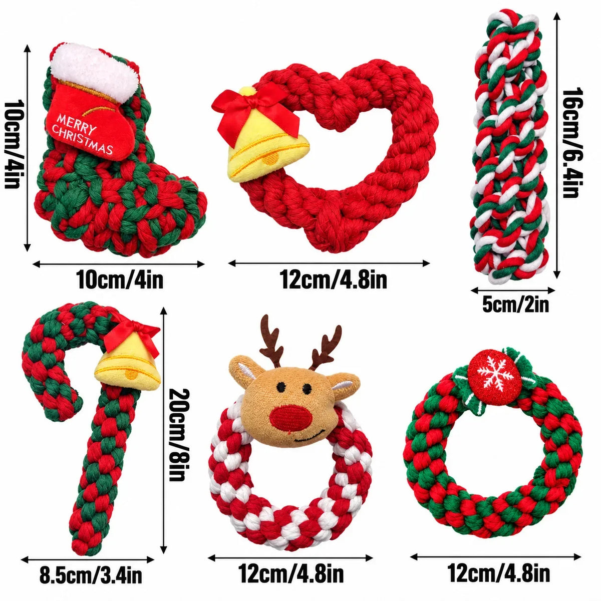 Durable Cotton Rope Dog Toy For Dental Hygiene And Playtime