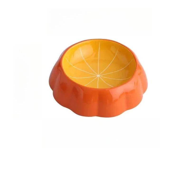 Cute Fruit Pet Ceramic Food Bowl For Cats And Dogs