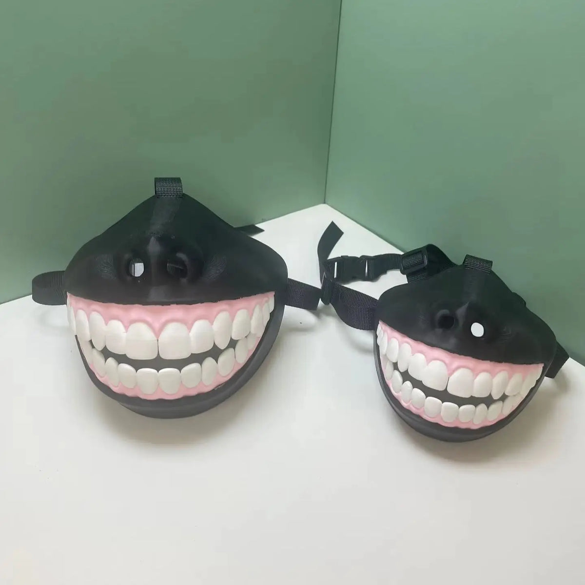 Happy Smile Dog Muzzle Novelty Pet Party Costume Accessory