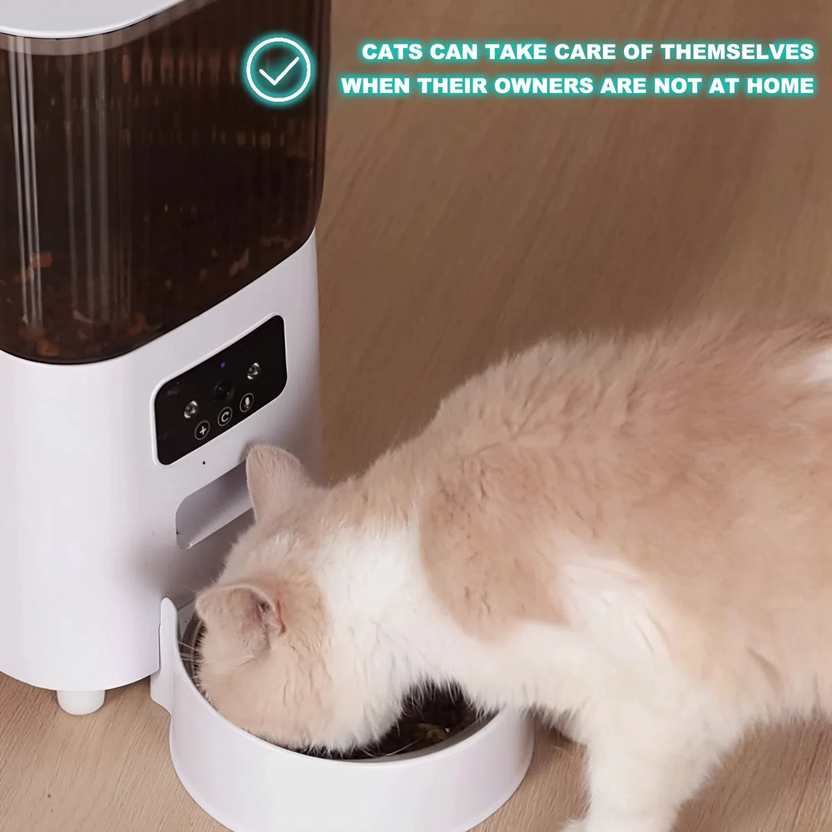 Smart App Controlled Automatic Pet Food Dispenser With Timer