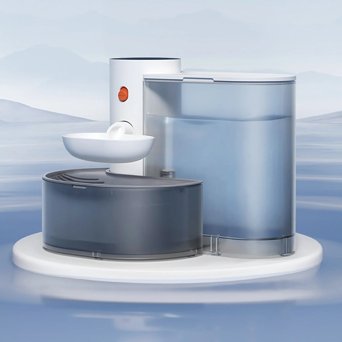 Automatic Wireless Stainless Steel Pet Water Dispensing Bowl