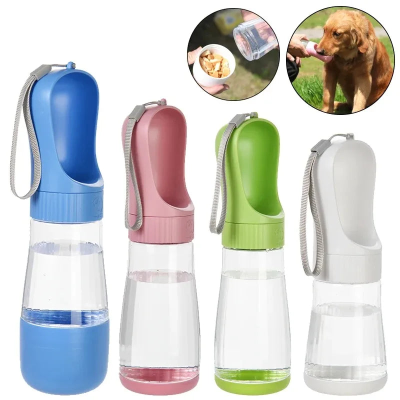 Two In One Portable Pet Water Bottle And Dog Feeder