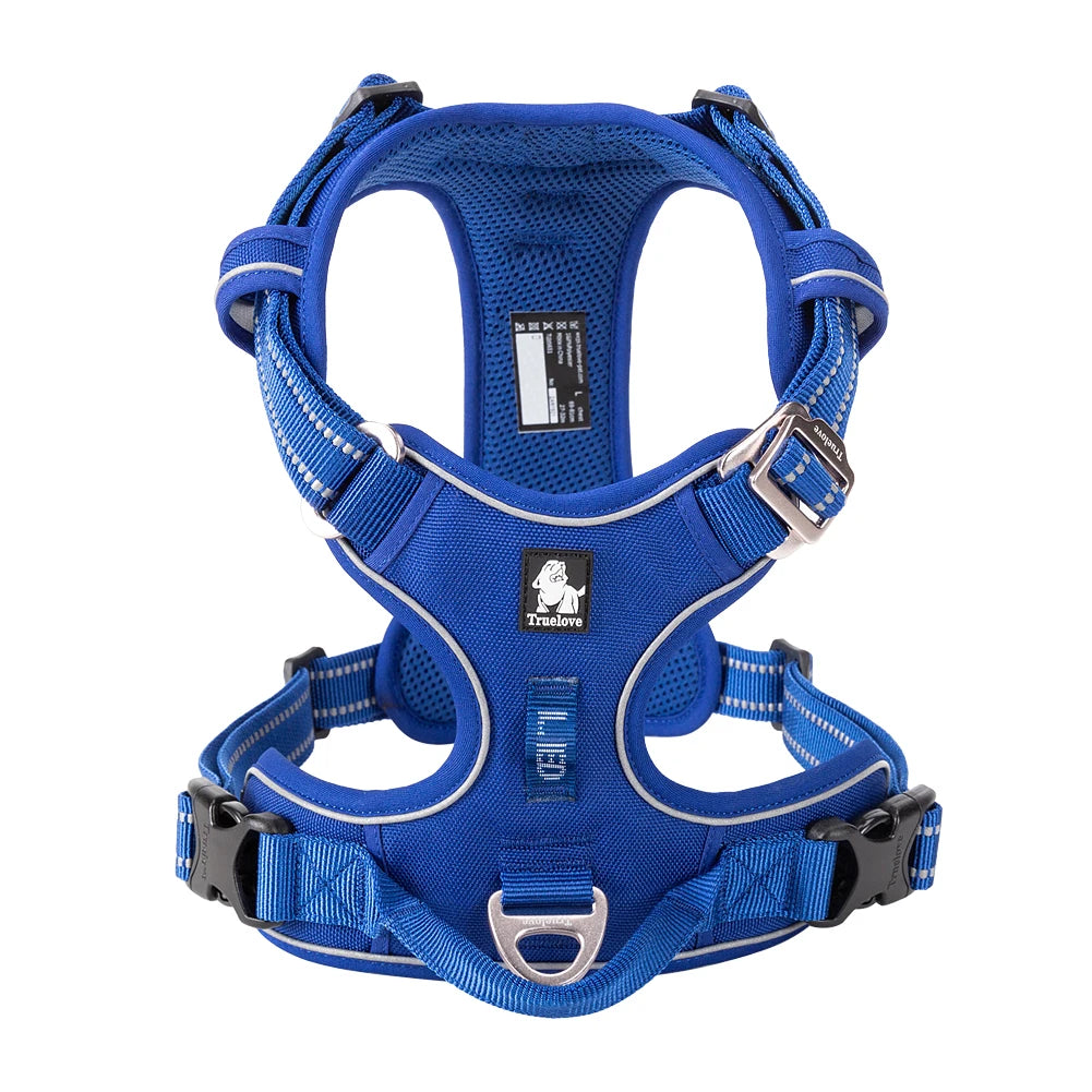 TrueLove Adjustable Reflective No Pull Dog Harness For Pets