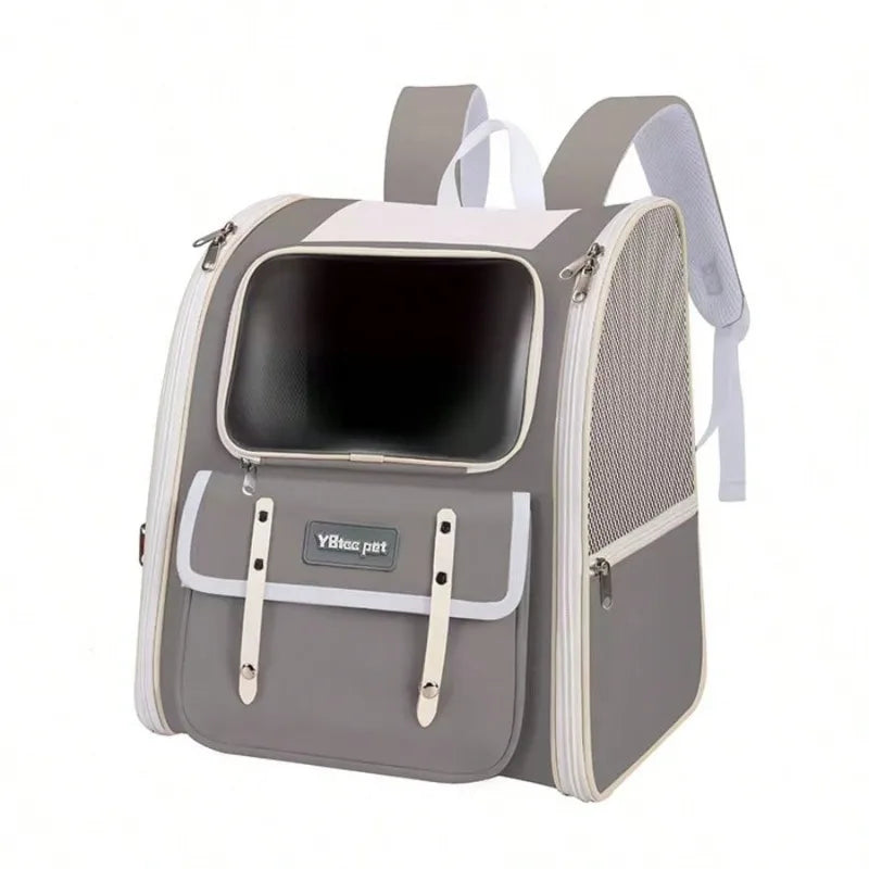 Foldable Breathable Cat Backpack Carrier For Pet Travel