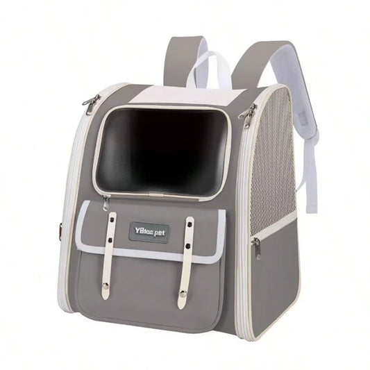 Foldable Breathable Cat Backpack Carrier For Pet Travel