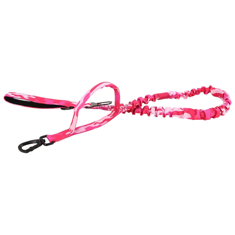 Petravel Military Dog Leash Adjustable Quick Release Dual Handle Nylon
