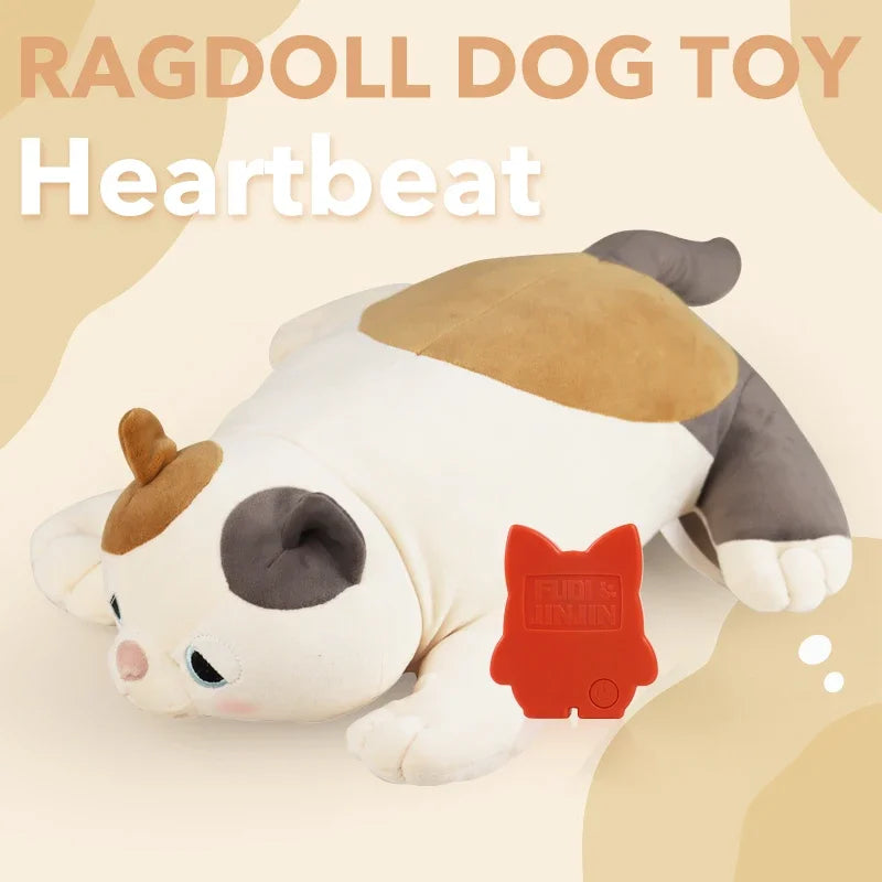Plush Puppy Heartbeat Toy Sleep Pillow For Anxiety Relief