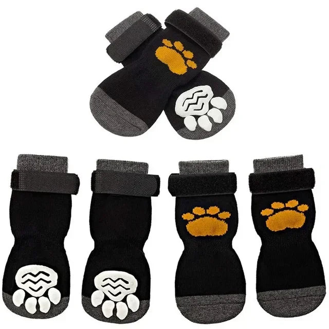 Soft Anti Slip Cotton Dog Socks For Indoor Paw Protection