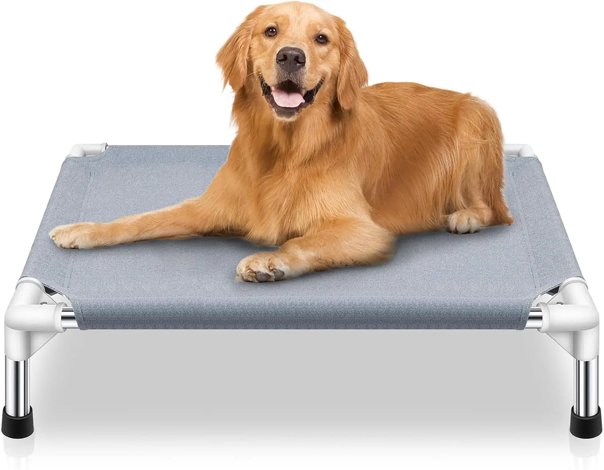 Elevated Breathable Pet Cot With Non Slip Frame Design