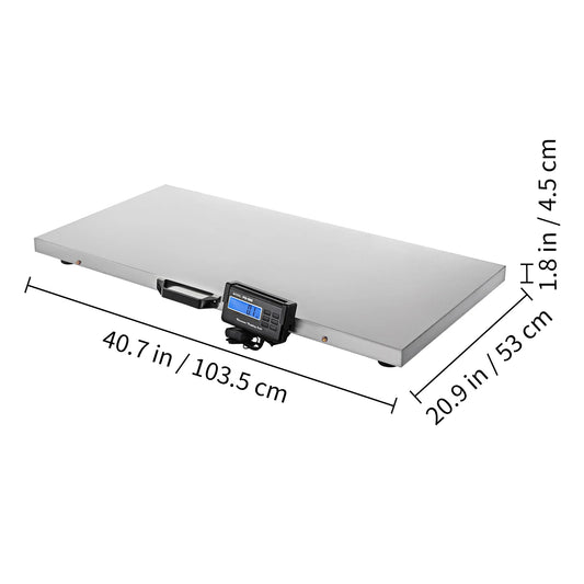 Stainless Steel Digital Livestock Weighing Platform Scale For Veterinary Use