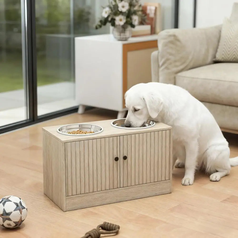 Weatherproof Wooden Dog House With Porch And Elevated Floor