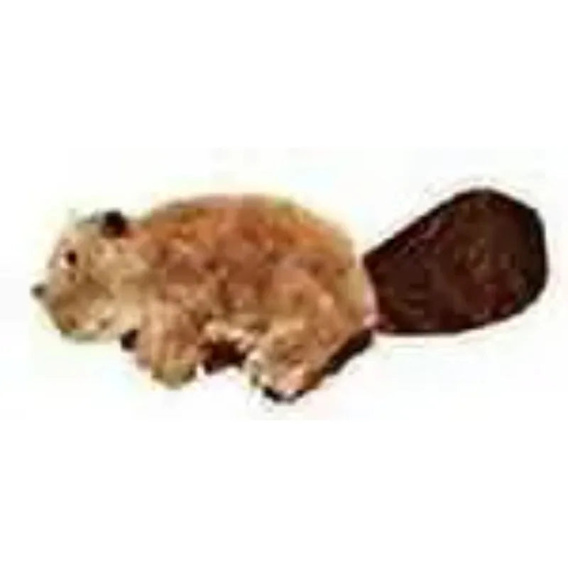 Plush Beaver Dog Toy Handcrafted With Soft Fleece Squeaker
