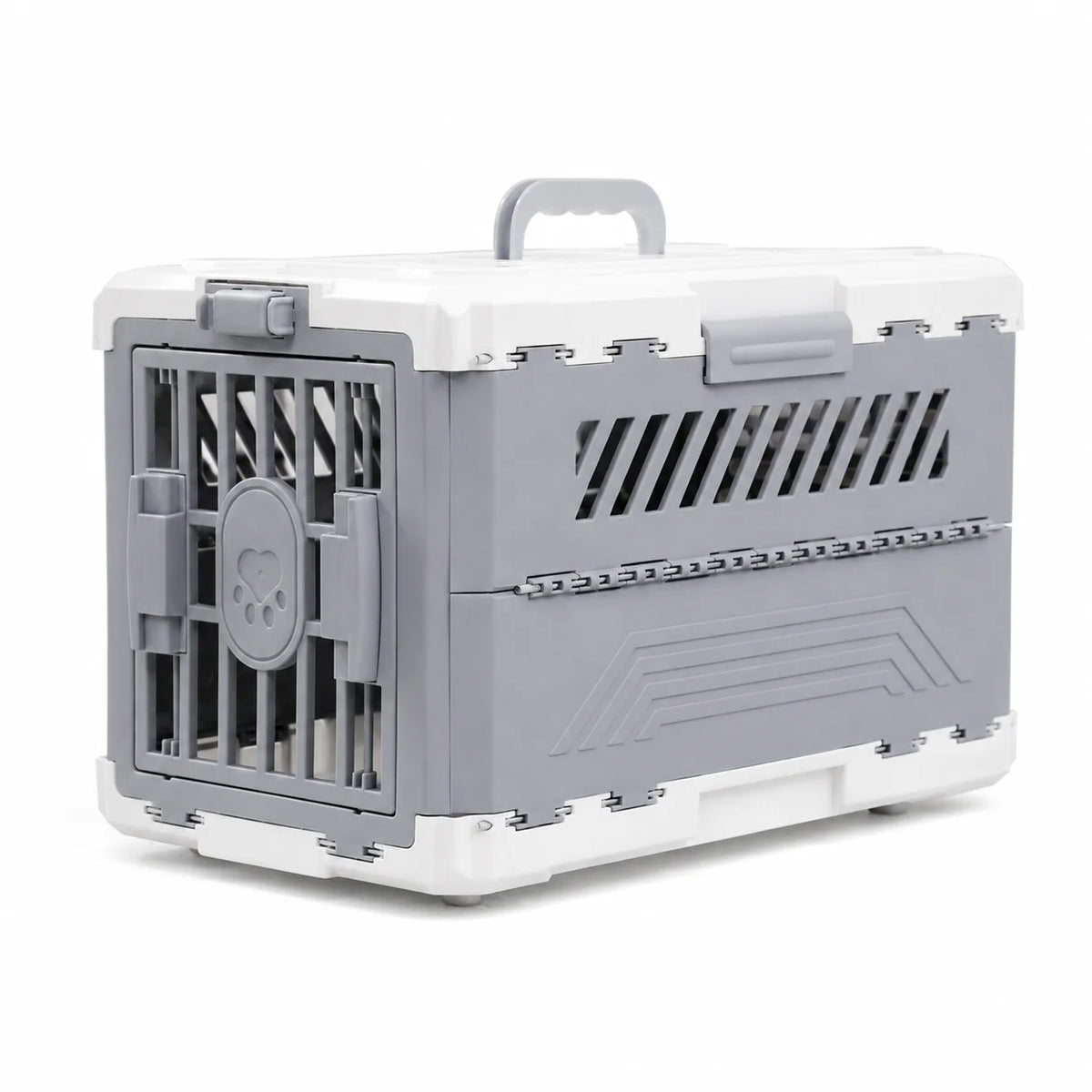 PAWZ Road Foldable Pet Travel Crate With Secure Lock Door