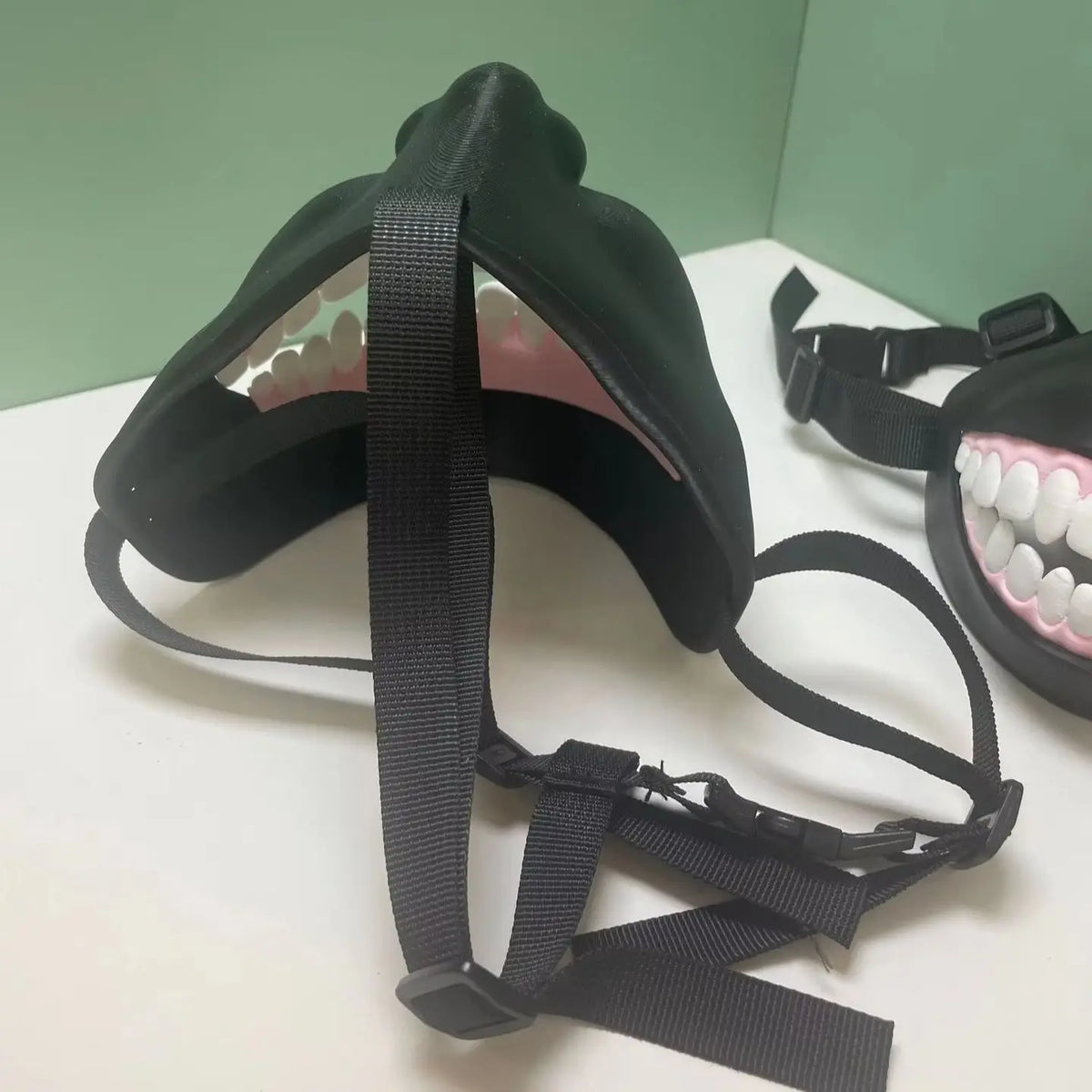 Happy Smile Dog Muzzle Novelty Pet Party Costume Accessory