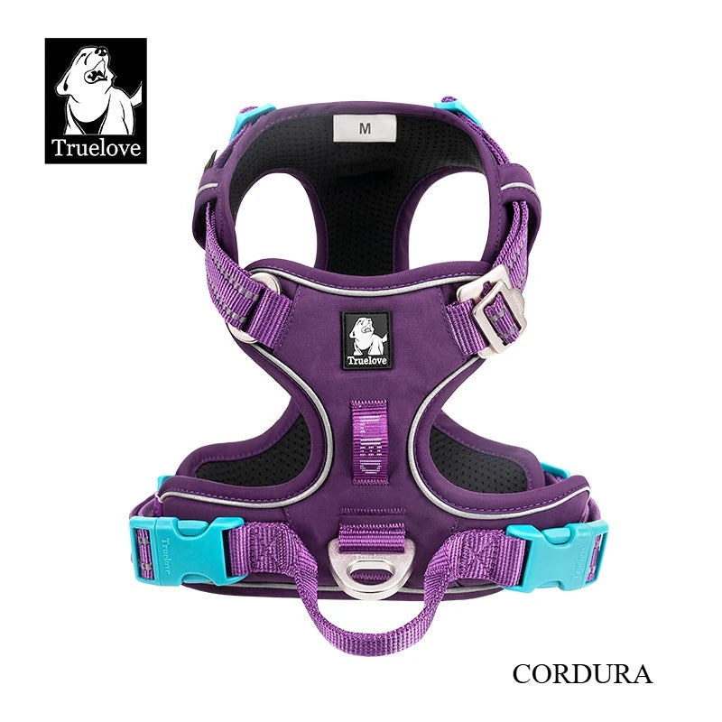 TrueLove Adjustable Reflective No Pull Dog Harness For Pets