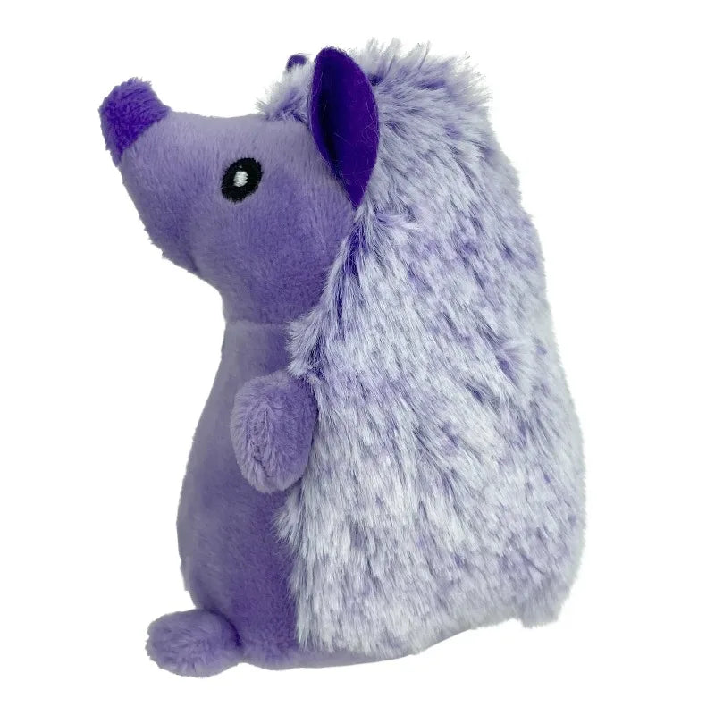 Soft Plush Hedgehog Dog Squeaker For Best Friends 2 Pack