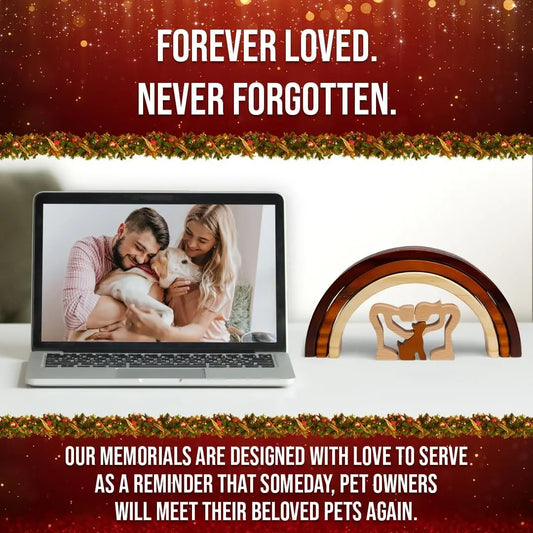 Memorial Rainbow Bridge Pet Keepsake For Loss Grief Comfort
