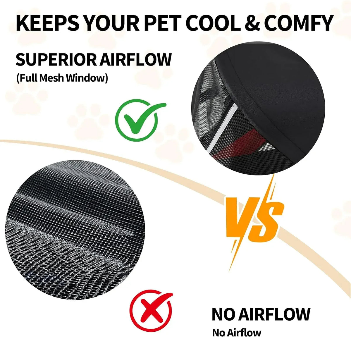 Garvee Heavy Duty Foldable Large Dog Stroller With Mesh Ventilation