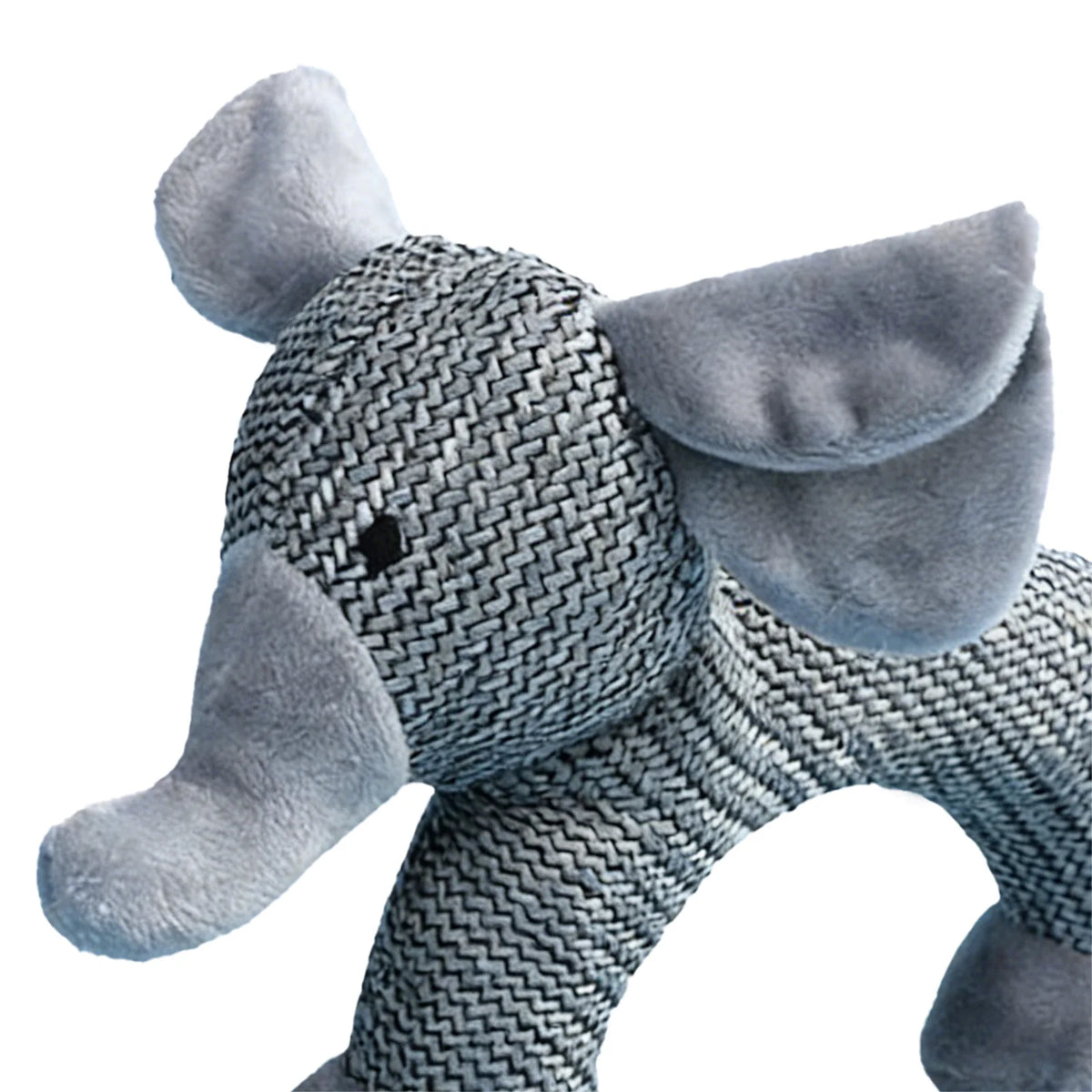 Interactive Plush Squeaky Dog Toy With Cute Animal Shape Design