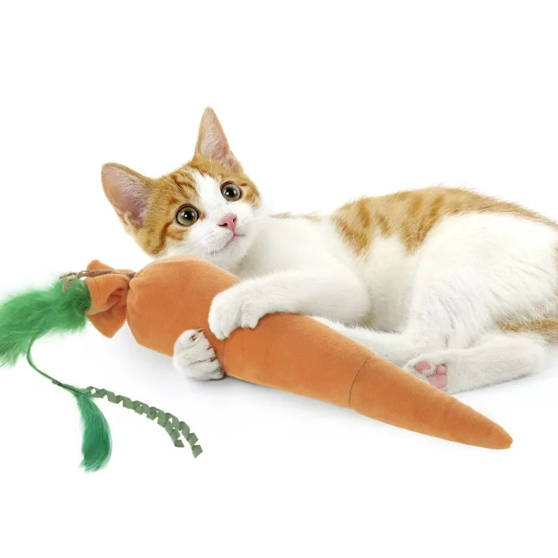 Premium Plush Catnip Kicker Cat Toy Filled With Natural Botanicals