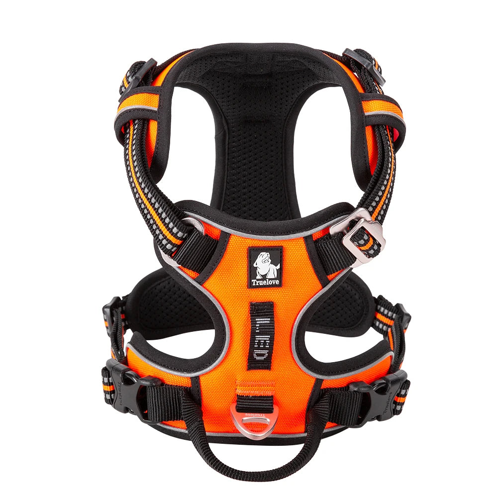 TrueLove Adjustable Reflective No Pull Dog Harness For Pets
