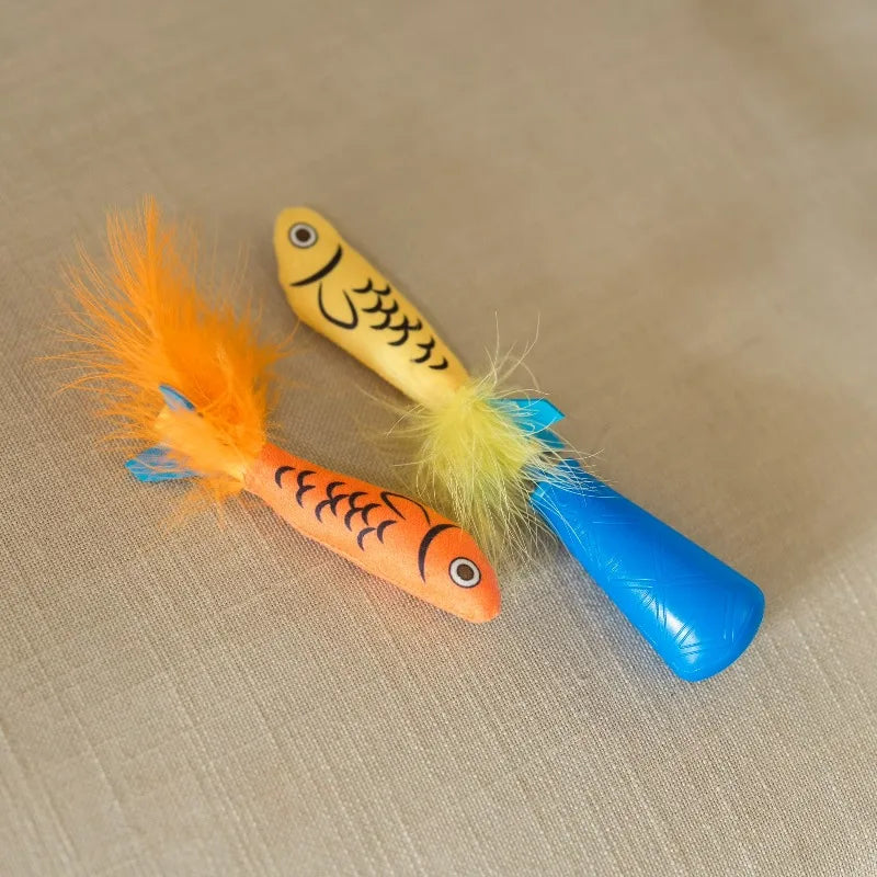 Sardine Explosion Catnip Interactive Plush Cat Toy Set