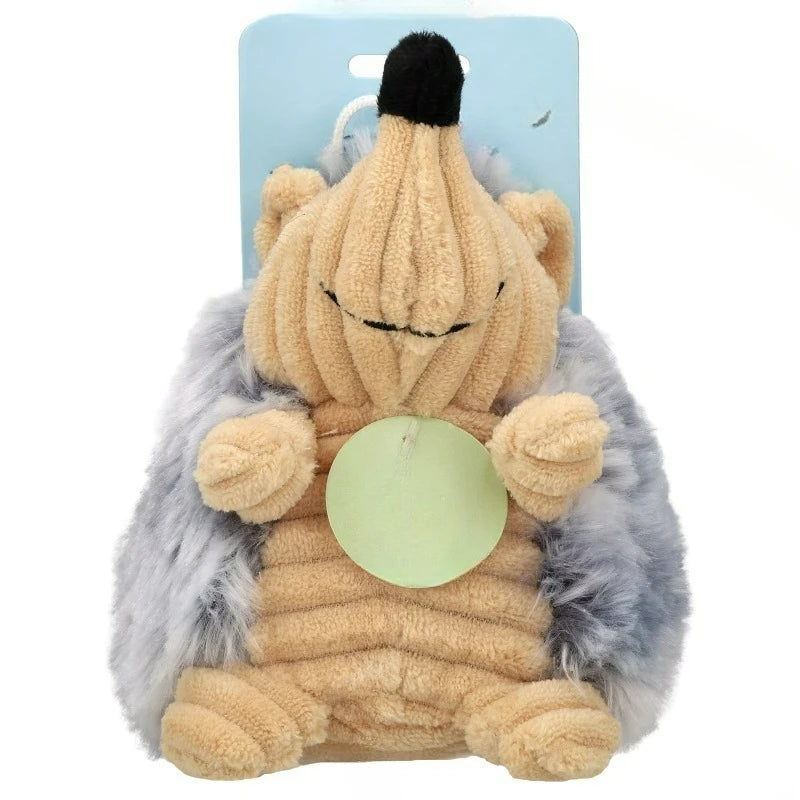 Durable Plush Hedgehog Dog Toy With Internal Squeaker Feature