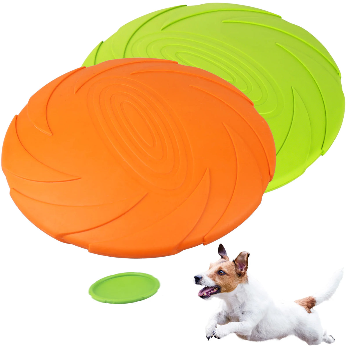 Waterproof Floating Natural Rubber Dog Flying Disc Toy