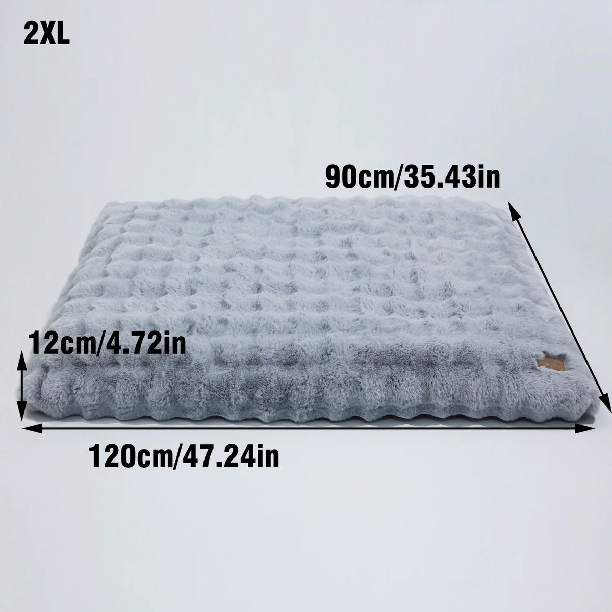 Bingopaw Ultra Soft Plush Dog Bed With Thick Comfort Foam